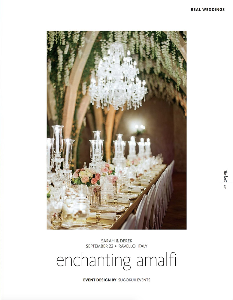 Enchanting Amalfi — The Knot, Sugokuii Events